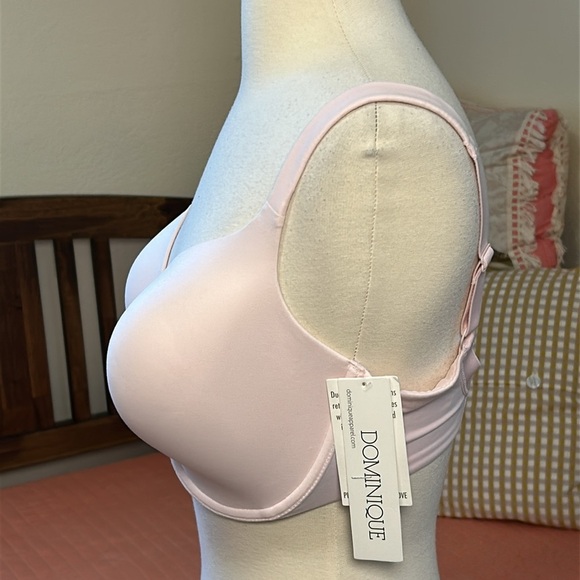 Dominique 4500 Maxine Everyday Full-Figure T-Shirt Bra Lt Pink size 34 I - Picture 4 of 10